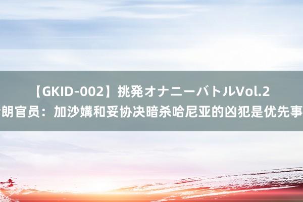 【GKID-002】挑発オナニーバトルVol.2 伊朗官员：加沙媾和妥协决暗杀哈尼亚的凶犯是优先事项