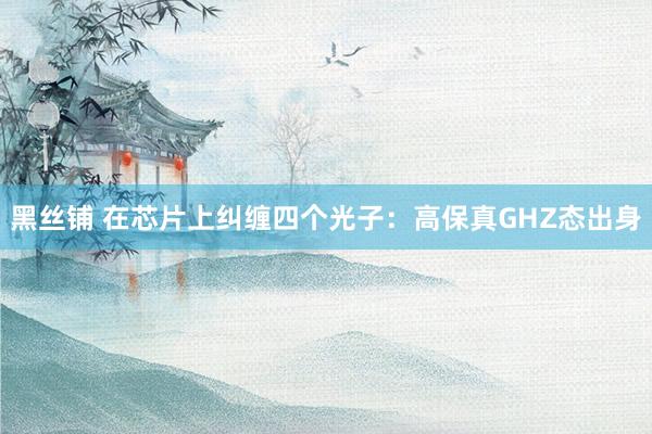 黑丝铺 在芯片上纠缠四个光子：高保真GHZ态出身