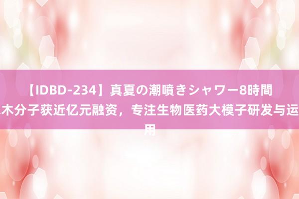 【IDBD-234】真夏の潮噴きシャワー8時間 水木分子获近亿元融资，专注生物医药大模子研发与运用