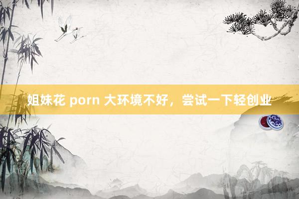 姐妹花 porn 大环境不好，尝试一下轻创业