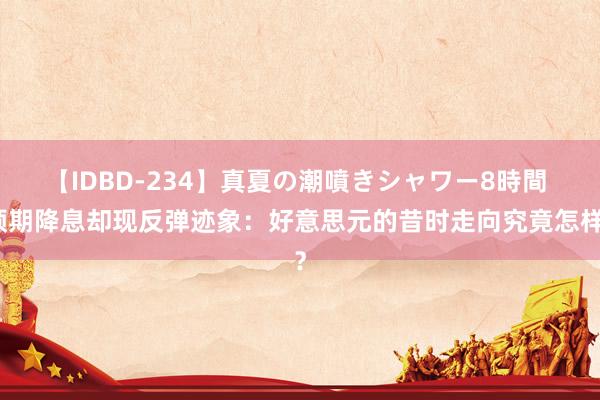 【IDBD-234】真夏の潮噴きシャワー8時間 预期降息却现反弹迹象：好意思元的昔时走向究竟怎样？