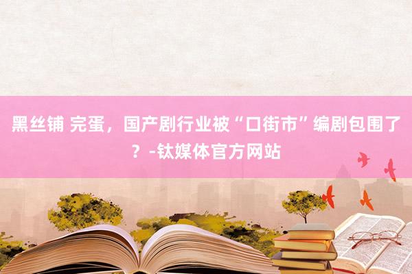 黑丝铺 完蛋，国产剧行业被“口街市”编剧包围了？-钛媒体官方网站